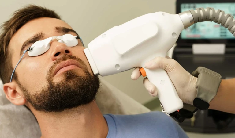 Men's Facial Hair Removal: Upper Lip and Between Brows Solutions
